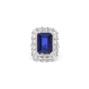 New! Anna Zuckerman Simulated Sapphire Ring